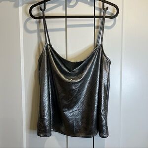 Gentle Fawn Metallic Silver Tank Top - NWT